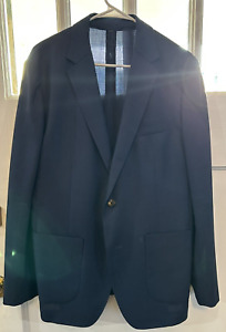 BONOBOS Slim Fit Vitale Barberis Canonico Sport Coat 40R Blue Wool