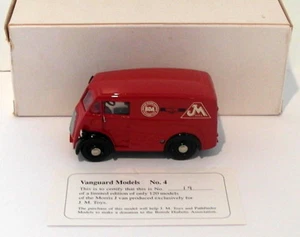 Pathfinder Vanguard 1/43 Scale VAN4 - Morris J Type Van 1 Of 120 Red JM Toys - Picture 1 of 5
