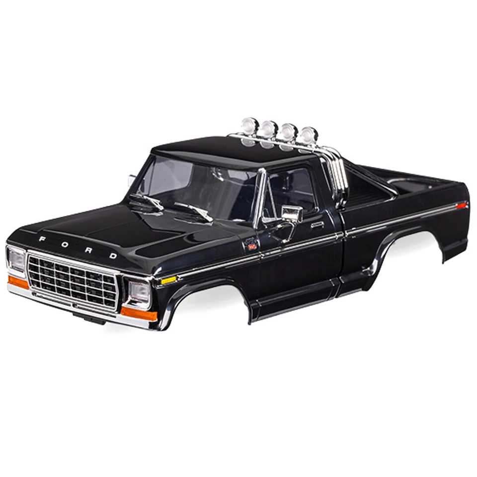 Traxxas 9812-BLK Complete Black Body for TRX-4M 1/18 1979 Ford F-150 - Image 1 of 1