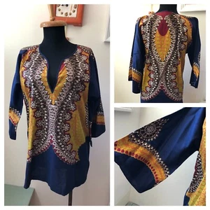Top tunica vintage Bou Boudina made in Barbados vero Java olandese medio - Foto 1 di 10