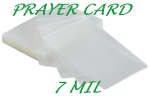 Tarjeta de oración 50 7 mil bolsas laminadoras hojas laminadoras 2-3/4 x 4-1/2  - Imagen 1 de 1