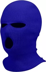 LIONS SKI MASK 3-Hole Knitted Full Face Cover Ski Mask Winter Knit Beanie - Picture 1 of 1