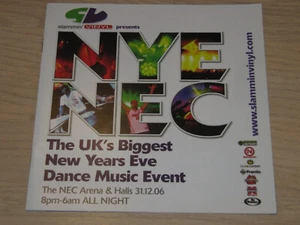 SLAMMIN' VINYL - NYC NEC BIRMINGHAM - 2006 - RAVE CLUB FLYER (SSQ) - Imagen 1 de 2