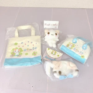 Sanrio Masyumaro Fluffy Fuwa Nyanko Neuware Komplett Maskottchen Tasche Federmäppchen - Bild 1 von 24