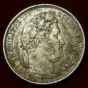 PEU COURANTE **** Louis Philippe 1er 2 Francs - 1845 B Rouen **** - Imagen 1 de 2