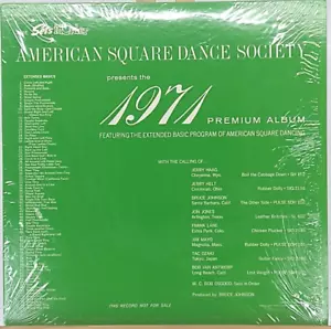 AMERICAN SQUARE DANCE SOCIETY Presents The 1971 Premium Green Album Hoedown - Picture 1 of 5