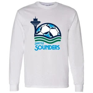 Seattle Sounders Long Sleeve Shirt Classic | NASL Soccer Team - Picture 1 of 7