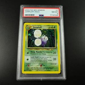 PSA 8 Jumpluff 7/111 Neo Genesis Holo Rare Pokemon Card - Picture 1 of 3