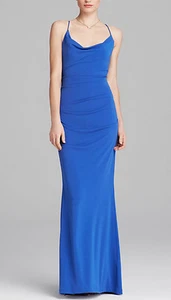 VESTIDO JERSEY ELÁSTICO DE NICOLE MILLER CARLY AZUL 2 $420 BS10021 - Imagen 1 de 1