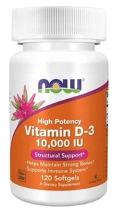 Now Foods, Vitamin D3 - 10000 IU, 120 Weichkapseln - Picture 1 of 1