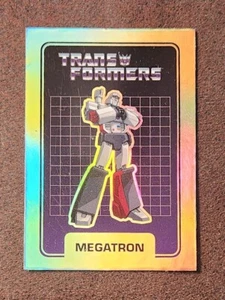 MEGATRON PRIME HASBRO STICKER CARD - Picture 1 of 1