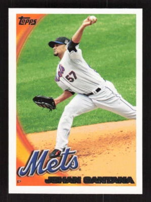 2010 Topps #573 Johan Santana New York Mets - Image 1 of 2