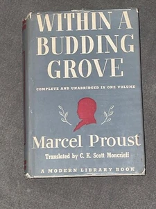 Within a Budding Grove By Marcel Proust - Modern Library Hardcover - Vintage - Picture 1 of 10