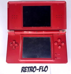 Nintendo DS Lite Konsole Rot USG-001 - Außer Betrieb für Ersatzteile oder Reparatur - Bild 1 von 6
