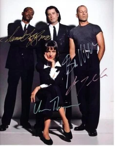 Foto firmata Bruce Willis Thurman Travolta Jackson 11x14 foto autografata e certificato di autenticità - Foto 1 di 1