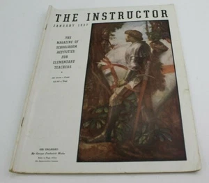 The Instructor January 1937 XLVI No.3 Classroom Magazine for Grade Teachers - Picture 1 of 5