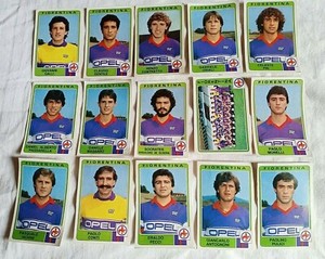 1984/85 PANINI FOOTBALL ALBUM FIGURINES STICKERS FORENTINE SERIES RECOVERY