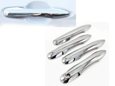 Capas de maçaneta cromadas 4 portas para 2018-2025 TOYOTA CAMRY SEM BURACO DE FECHADURA INTELIGENTE - Imagem 1 de 3