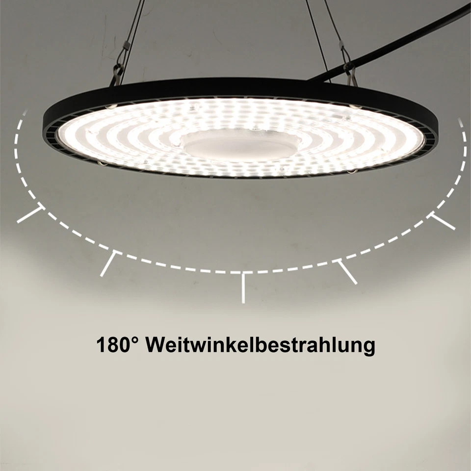 UFO LED Hallenbeleuchtung Industrielampe Hallenstrahler Hallenleuchte 200-500W - Bild 1 von 4