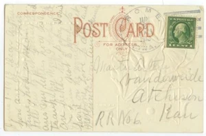1913 Rome Iowa DPO 1839-1958 Herny Co. from Aunt Minnie - Picture 1 of 1