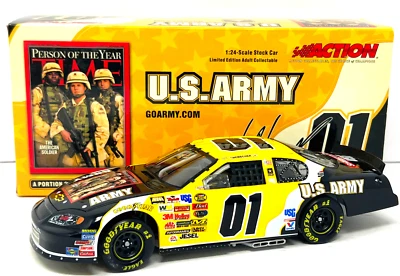 Action Nascar #1 Joe Nemechek U.S. Army Monte Carlo BANK 1:24 Diecast 1 of 300# - Image 1 of 4