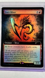 2022 MTG Magic the Gathering Secret Lair Drop Foil Fury Sliver Extended Art - Picture 1 of 3