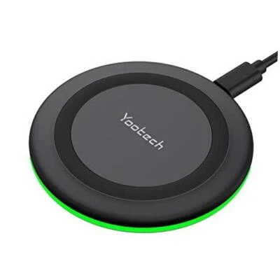  Wireless Charger,10W Max Fast Wireless Charging Pad Compatible Black/Black - Image 1 of 4