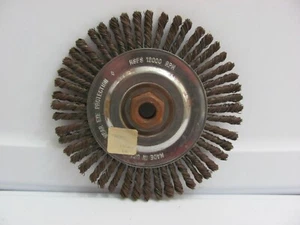 Quantity 1 Forney 72289 6-1/2 in. Dia. Knot Wire Wheel Brush Some Surface Rust - Picture 1 of 6