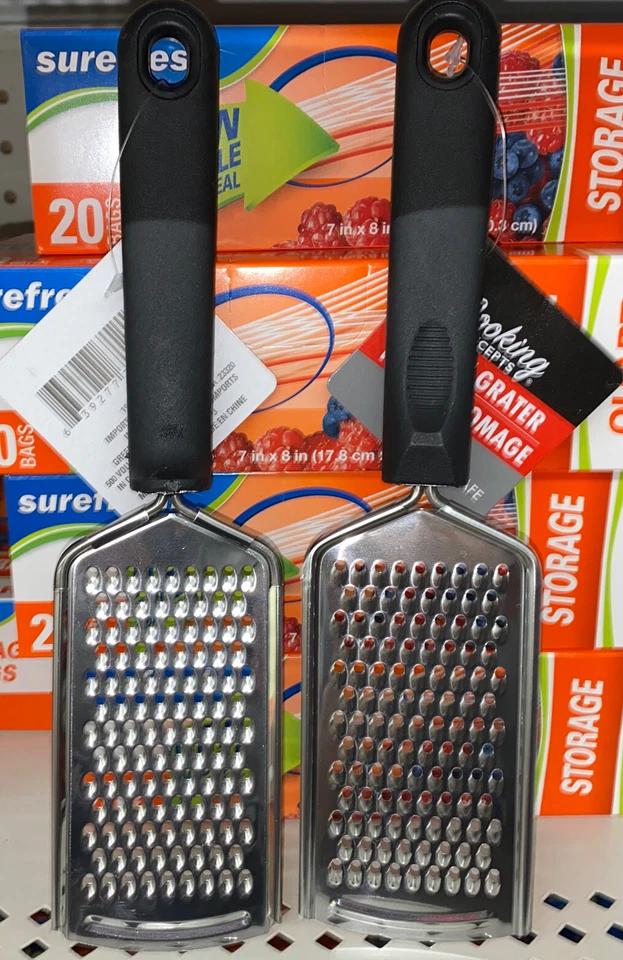 Pair Of Cheese Graters, Cooking Concepts 9.5 " Hand Held   ^FAST SHIPPING^ - Image 1 of 1