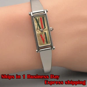 "25 Batt." Vintage GUCCI 1500L flowers Dial Women's Quartz Women’s Watch Swiss - Picture 1 of 15