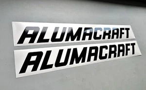 Alumacraft Boat Decals SET OF 2 Vinyl Decal Stickers - Picture 1 of 4