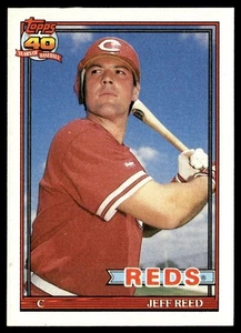 1991 Topps Jeff Reed Cincinnati Reds #419 - Imagen 1 de 2