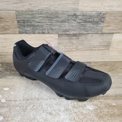 Serfas Singletrack MTB 3-Strap Mens Mountain Bike Shoes Sz 11 Black Round Toe - Image 1 of 4