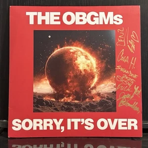 THE OBGMs - Sorry It’s Over ** SIGNED BY FULL BAND ** 1st Press Mint Vinyl 2024 - Picture 1 of 9