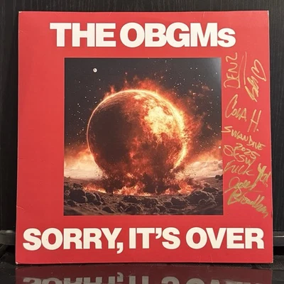 THE OBGMs - Sorry It’s Over ** SIGNED BY FULL BAND ** 1st Press Mint Vinyl 2024 - Image 1 of 4