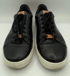 Zapatillas Ecco Diseño Danés Cuero Negro y Marrón Con Cordones Talla 9-9.5 EU 43 - Imagen 1 de 10
