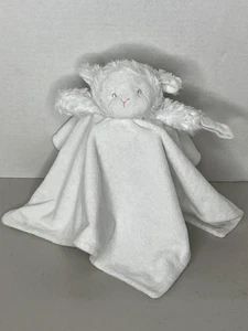 Carters Lamb Lovey Security Blanket Pacifier Holder Lovie White Sheep Plush Baby - Picture 1 of 3