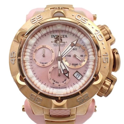 Женские часы с хронографом Invicta Subaqua с розовым циферблатом из Японии - Изображение 1 из 4