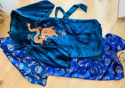 2 batas chinas de seda bordadas XL y M Foto 1 de 4