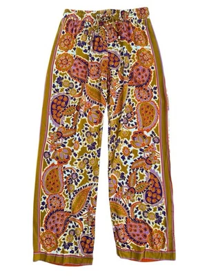 ¡Nuevo! Pantalones de cachemira multicolor Rachel Zoe resort pantalones de playa talla pequeña Foto 1 de 4