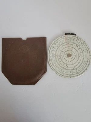 Vtg Scientific Instruments Co SIC Pro Circular Slide Rule No 1610 1962 HTF! - Image 1 of 4