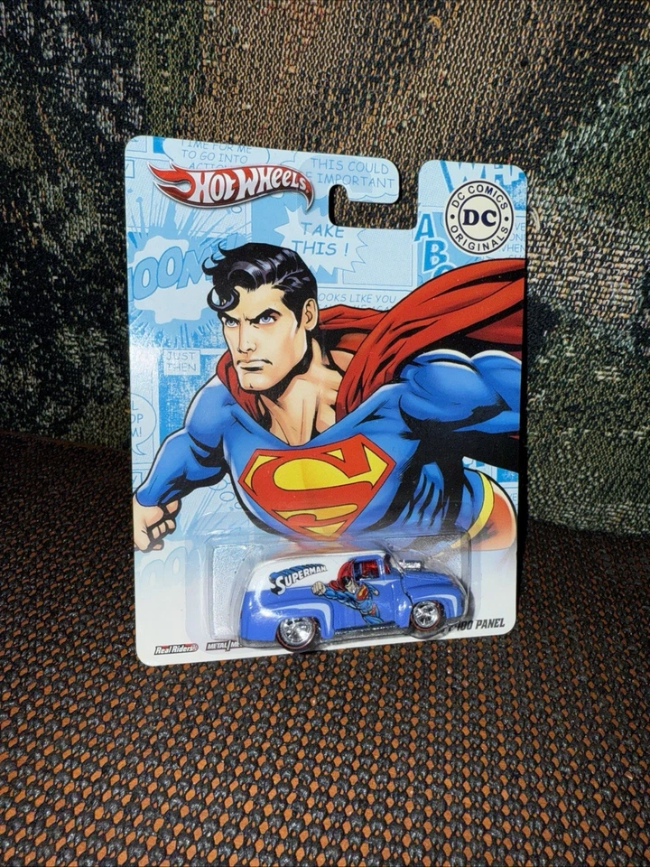 Hot Wheels DC Comics Superman '56 Ford F-100 Panel 2012 Real Riders Hotwheels  - Image 1 of 1