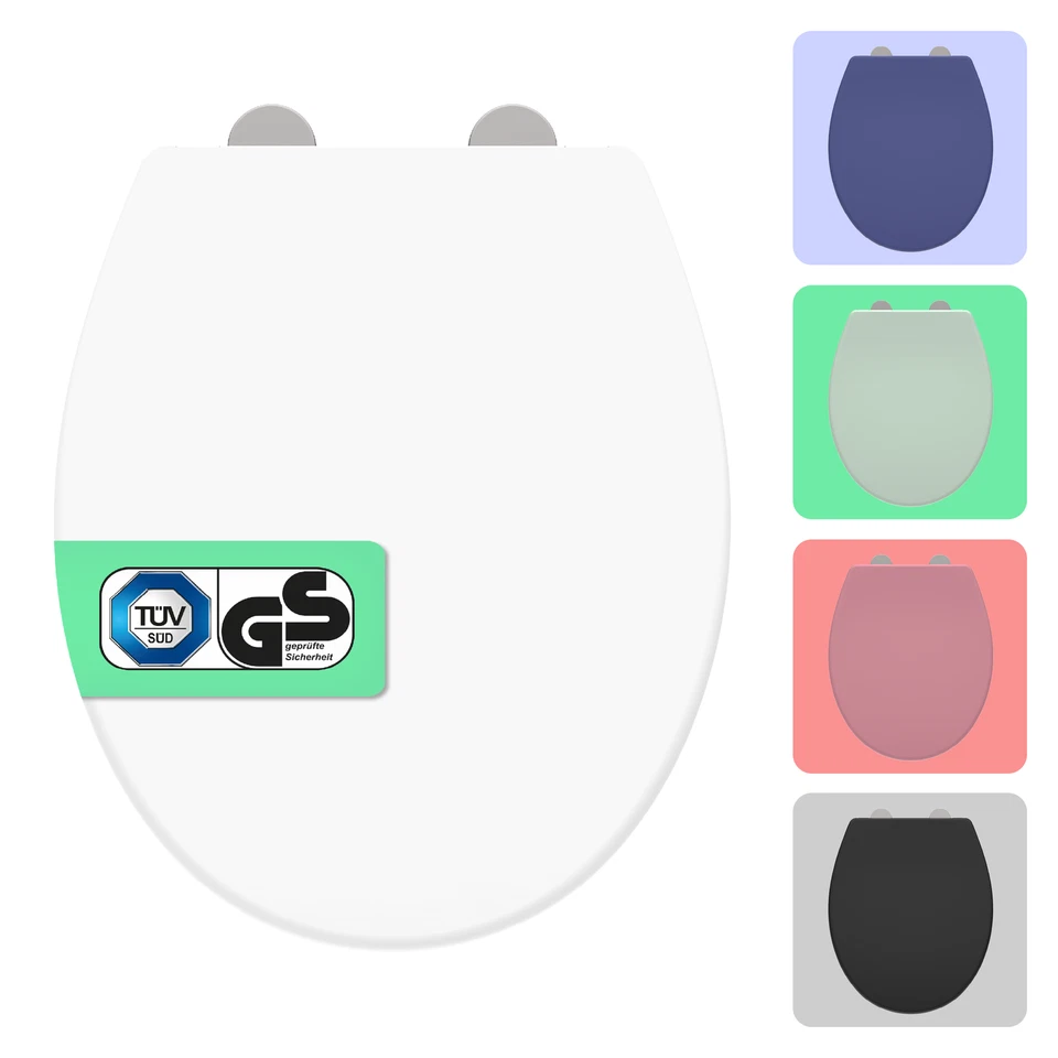 instmaier Toilettendeckel mit Absenkautomatik | TÜV geprüft | WC-Sitz | Oval - Bild 1 von 1