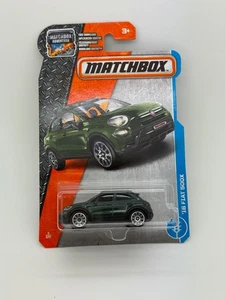 2017 Matchbox '16 Fiat 500X Green – MBX Adventure City #3/125 - Picture 1 of 1