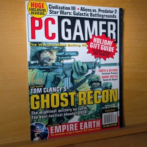 PC Gamer Magazine Holiday 2001 Holiday Gift Guide NO LABEL - Picture 1 of 7