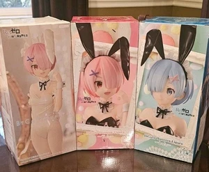 Re:ZERO Starting Life in Another World BiCute Bunnies Rem Ram weiß Set Figuren - Bild 1 von 4
