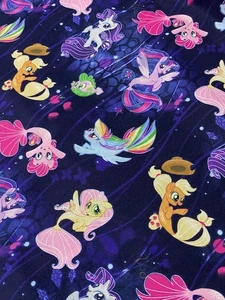 MY LITTLE PONY Sea Pony Fabric BTHY Faraway Adventures NEW Springs Creative HTF - Picture 1 of 2