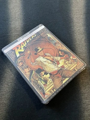 INDiANA JoNeS RaiDeRs of The LosT ArK: 4K+d/c L.E. sTeeLBooK “MiNT”💥BRaND NeW💥 - Image 1 of 4