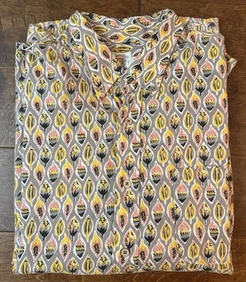 Faherty Brand Mens XL Floral Leaves Coastal Hawaiian Button Down Summer - Image 1 of 4