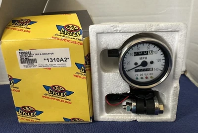 NOS Mechanical Speedometer w/ LED Indicators  JP Cycles 2:1 - Image 1 of 3